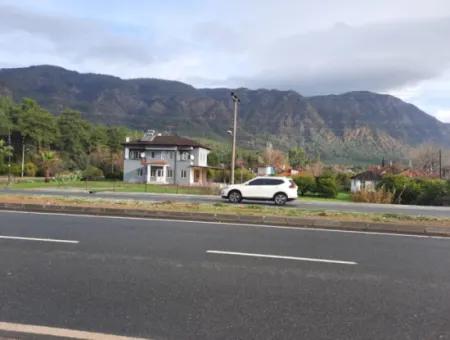 Antalya - Izmir Main Road Zero Tankstelle Geeignet Netto 2800M2 Gewerbegrundstück Zum Verkauf In Köyceğiz