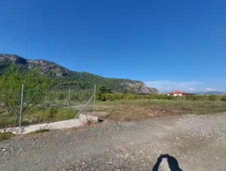 Ortaca Mergenlide Mountain Edge, 1 400 M2 Zoniertes Land Zum Verkauf