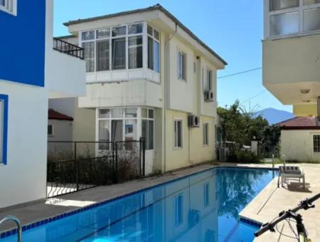 Zu Verkaufen 2 1, 75 M2 Maisonette Mit Pool In Dalyan, Mugla