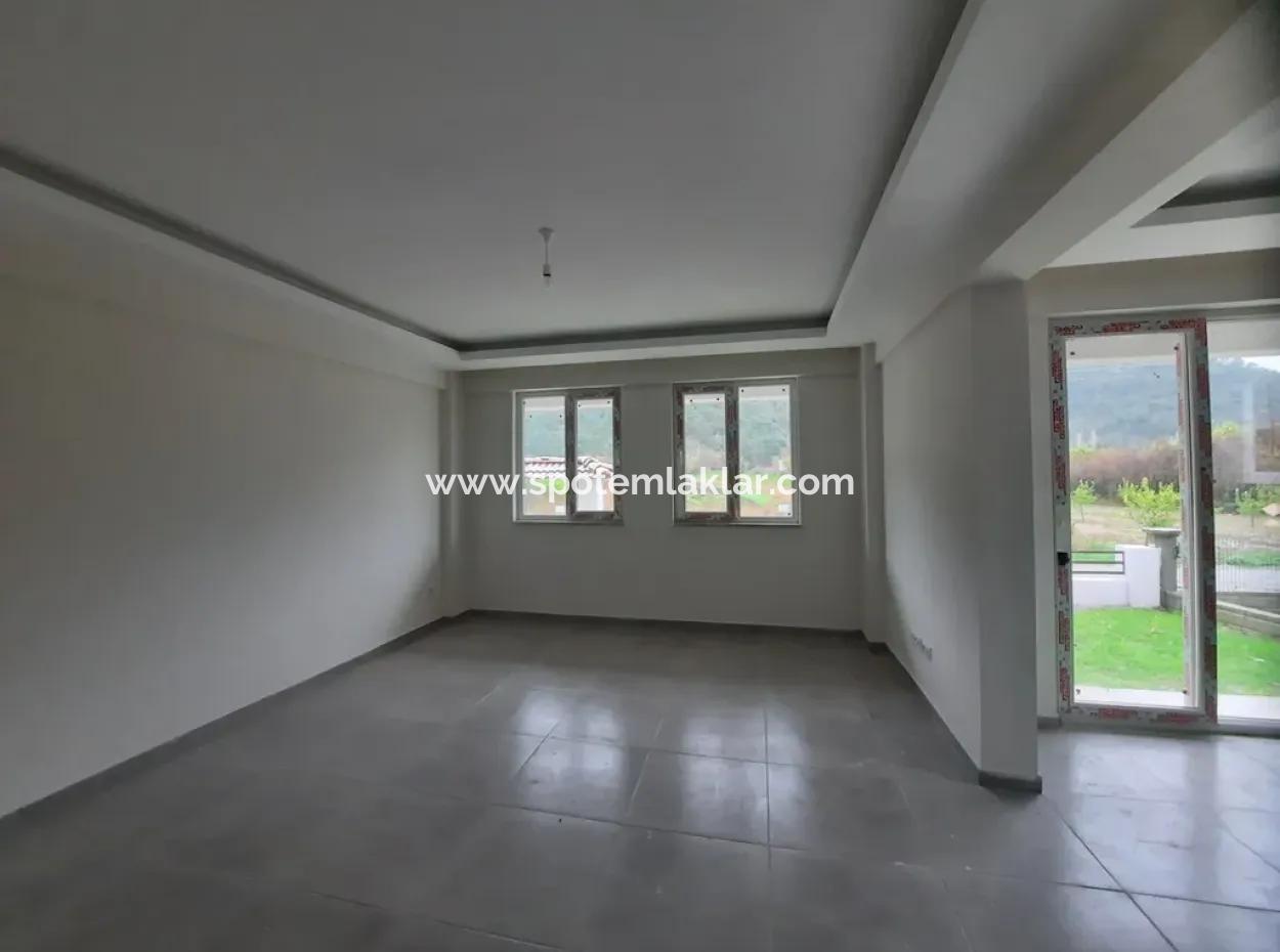 Ortaca Çaylı Underfloor Heated Zero Ground Floor Apartment For Urgent Sale