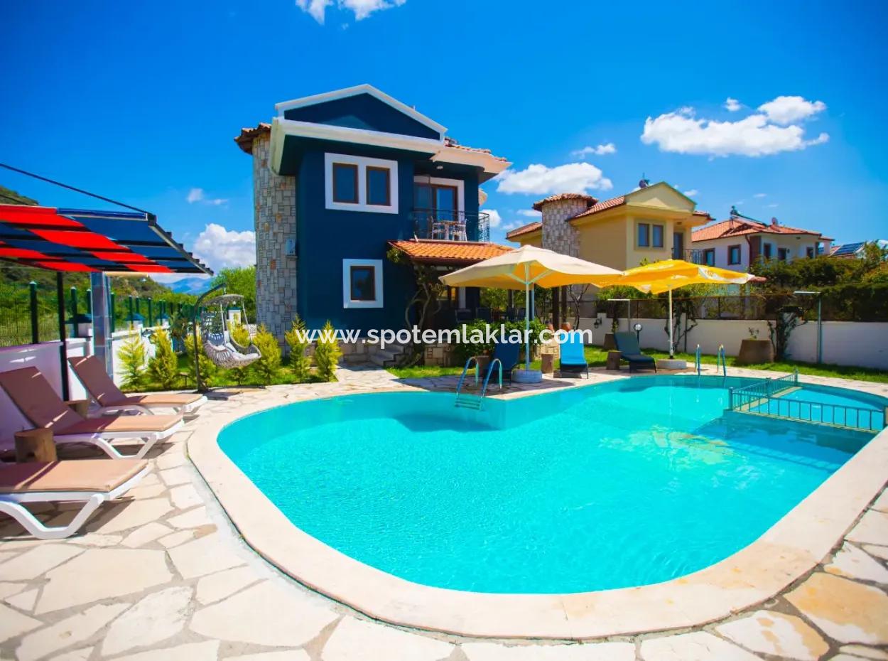 Muğla Dalyanda For Sale 566 M2 Plot, 3 1 Detached Villa