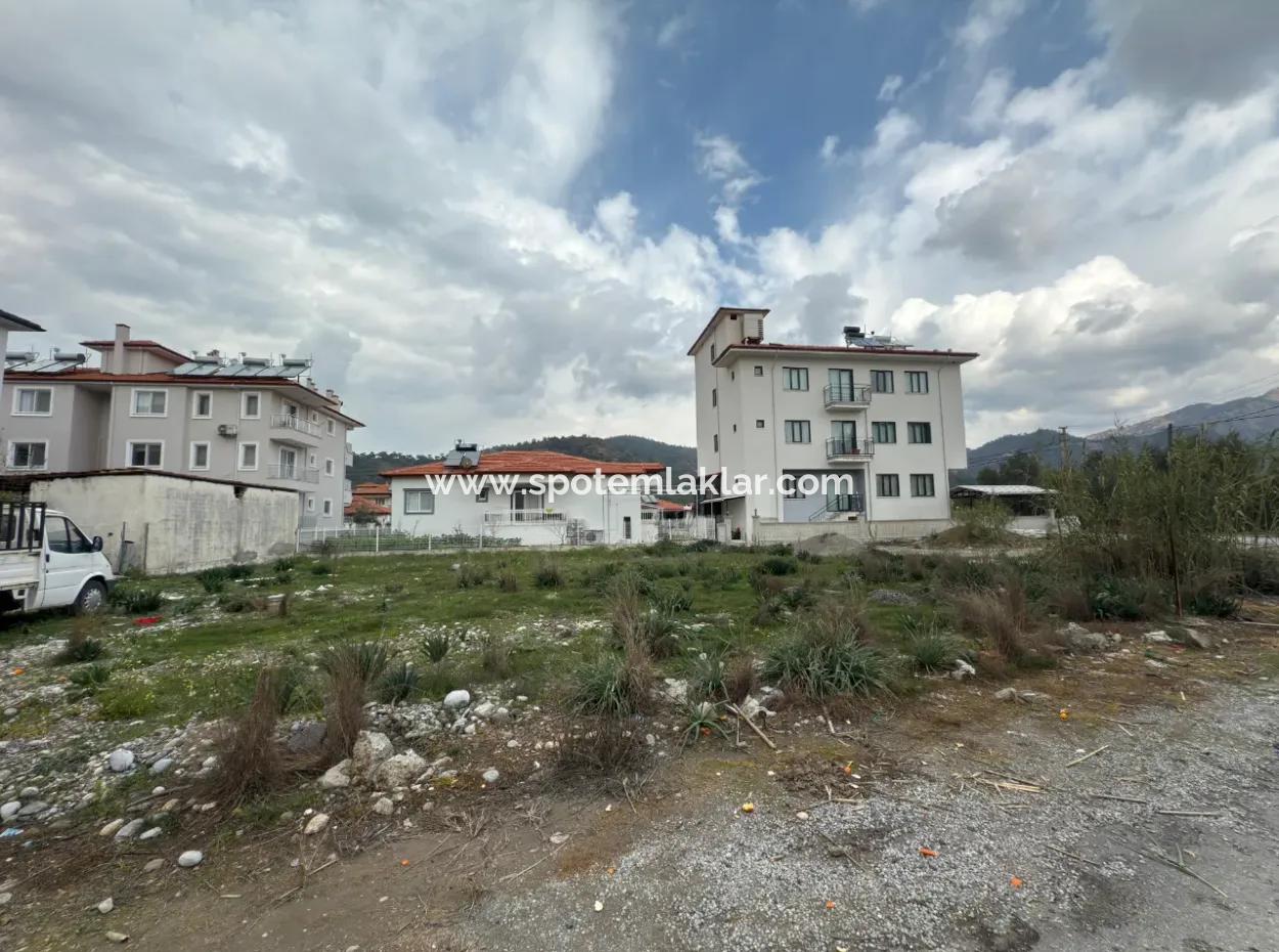 517M2 3 Floor Zoned Land For Sale In Ortaca Çaylı