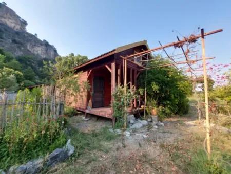 Single Storey House For Sale On 15 000 M2 Detached Land Close To Dalyan Canal In Köyceğiz Çandırda